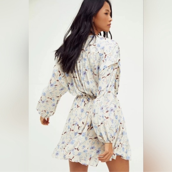 FREE PEOPLE Flower Fields Mini Dress in Light Combo - Picture 3 of 5